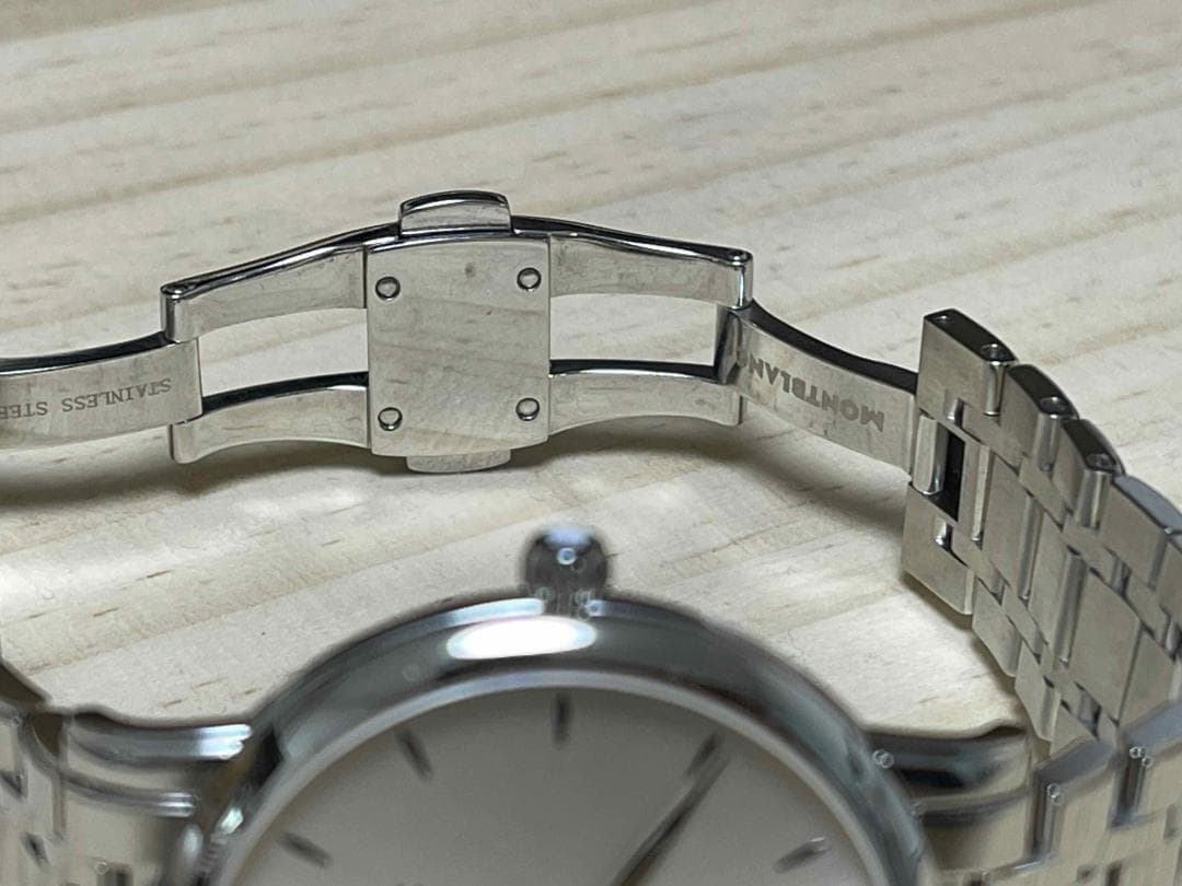 【極美品】モンブラン スター クラシック デイト 電池交換済 メンズ 時計