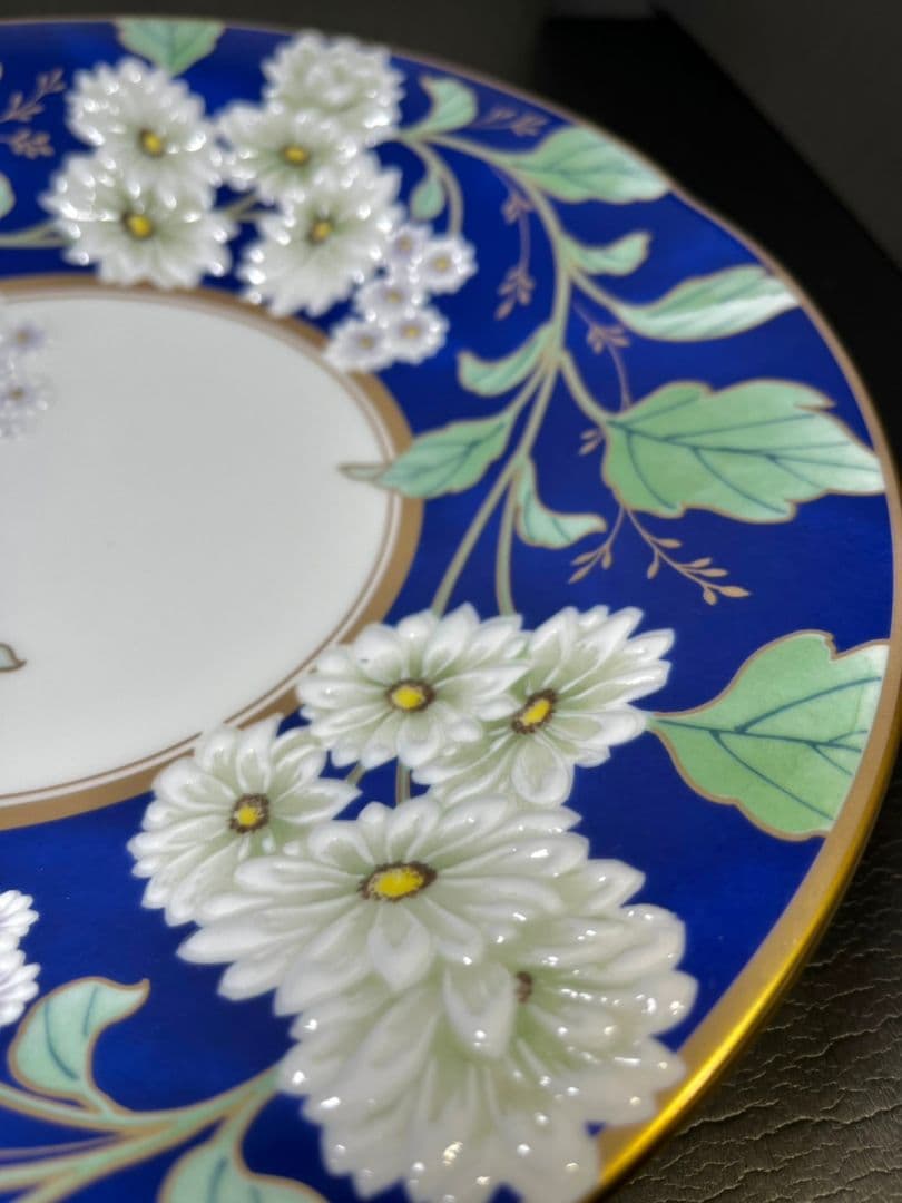 訳あり商品　乃りたけ瑠璃小路盛皿