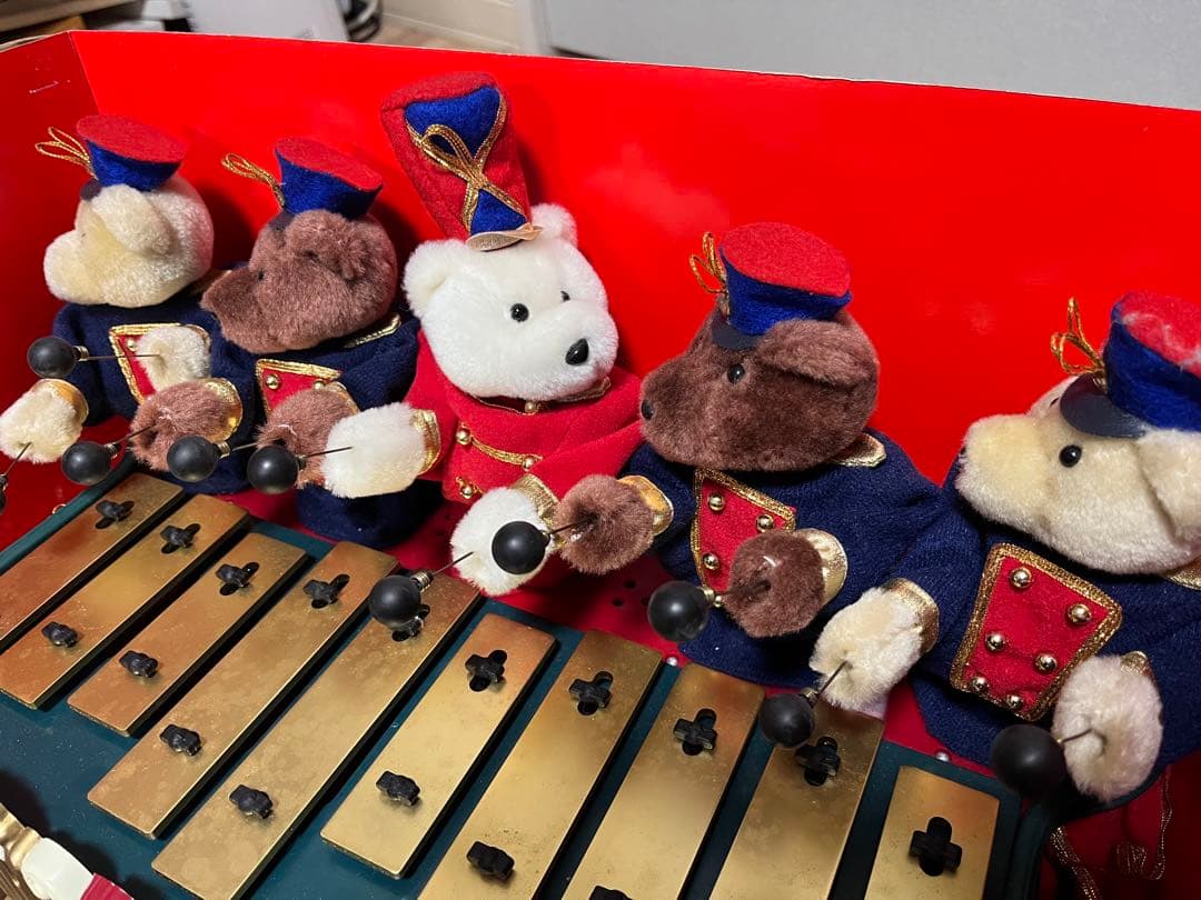 バンドスタンドベアーズ　ミュージカル トイチェスト クリスマス オルゴール