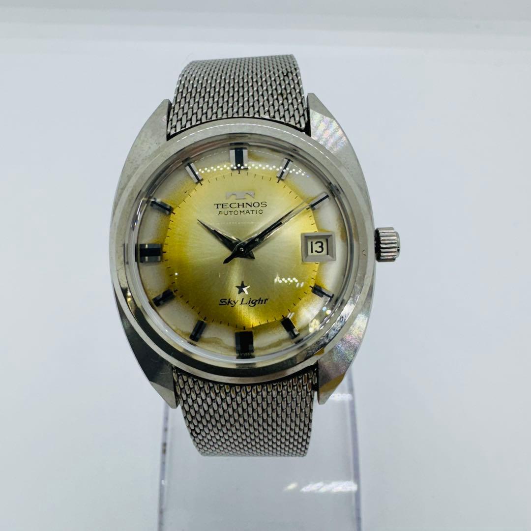 ✨TECHNOS✨テクノス✨SkyLady✨デイト✨AUTOMATIC✨腕時計✨