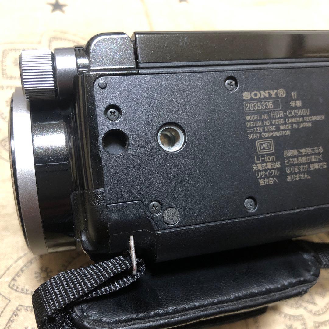 美品 SONY HDR-CX560V ナイトショット GPS搭載 ビデオカメラ