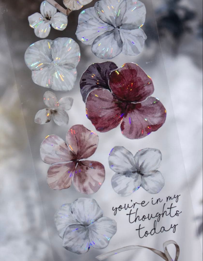 时间格子《迷棕》海外マスキングテープ　マステ 【2389】