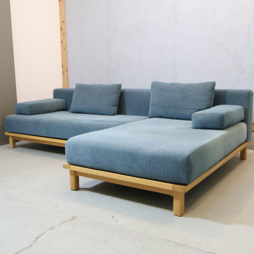 SIEVE レクト オーク無垢材 カウチソファ ユニットソファ 3人掛けソファ