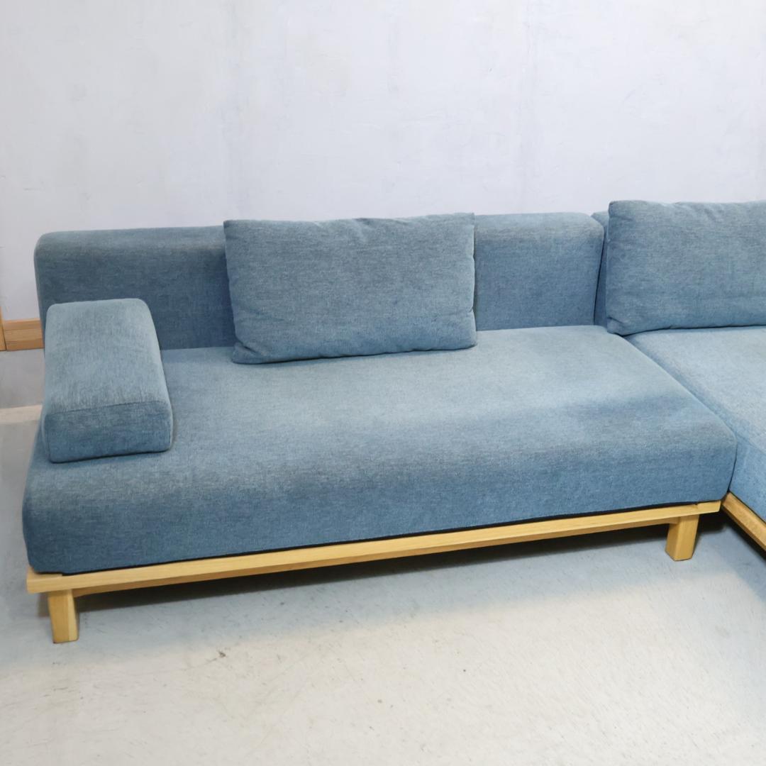 SIEVE レクト オーク無垢材 カウチソファ ユニットソファ 3人掛けソファ
