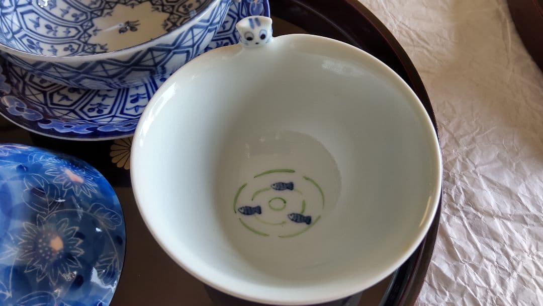 有田焼 食器セット お一人様 豆皿 スープ 湯呑み 醤油差し 茶碗 うさぎ 猫