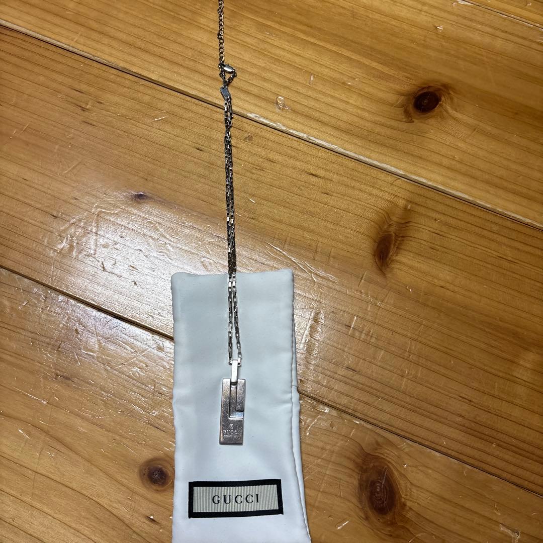 値下げ！！ GUCCI シルバー ペンダントネックレス