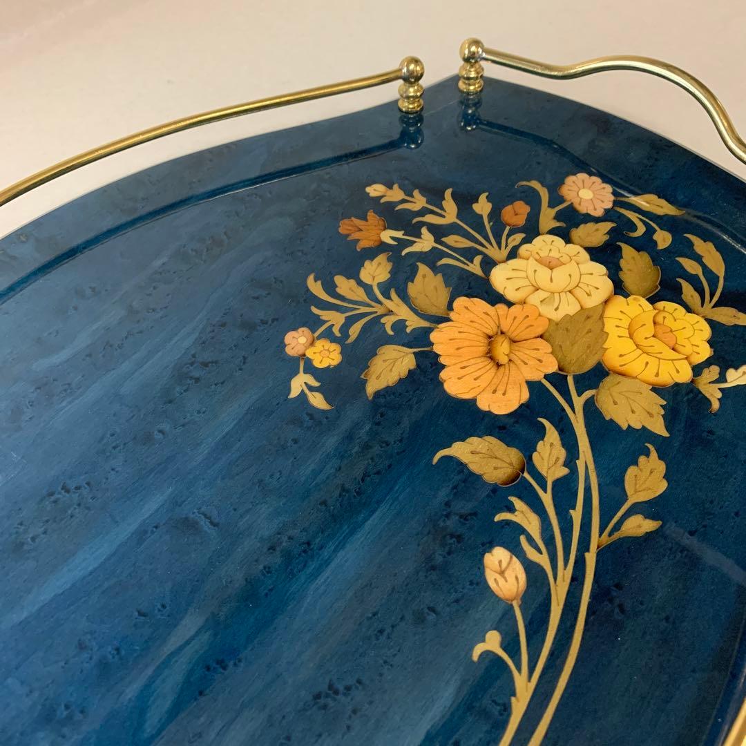 イタリア製　象嵌トレー