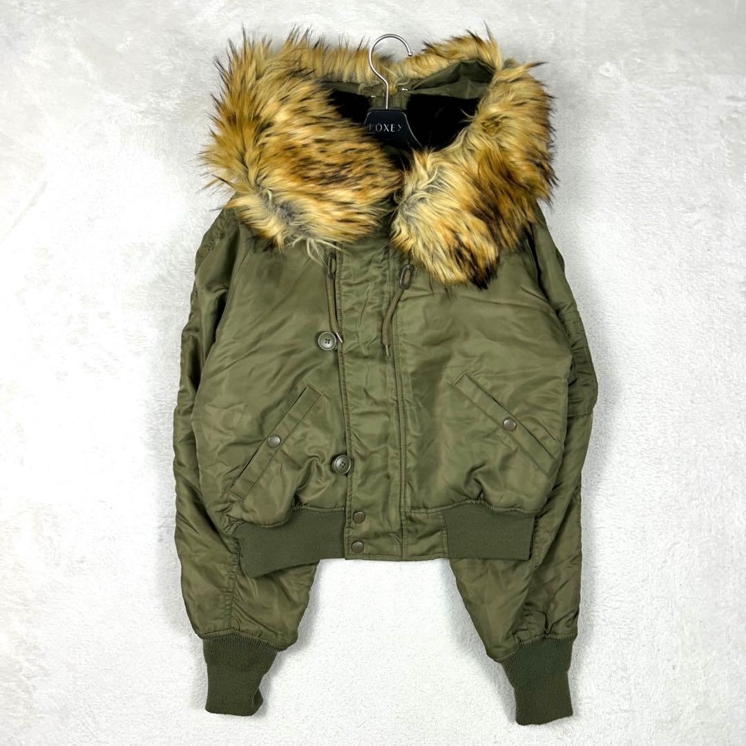 美品♡アズールバイマウジー flight jacket n2b 短丈 Y2K M