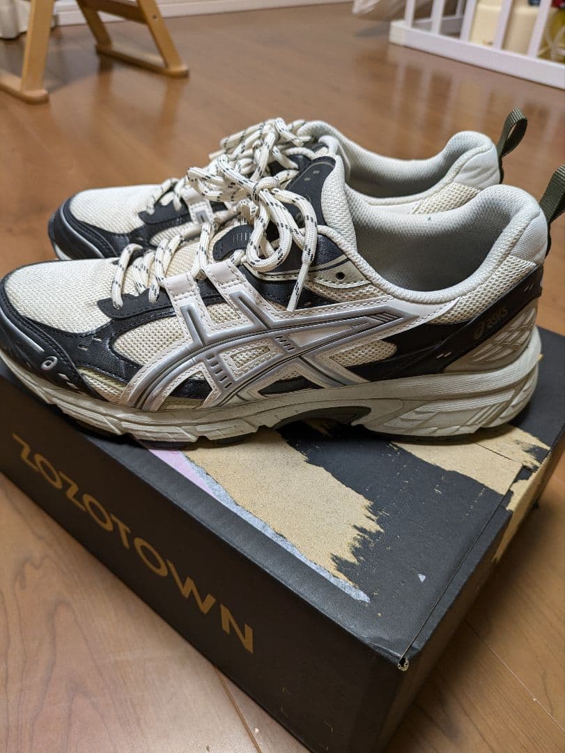靴 Asics Gel-Nunobiki \"Cream/Dark Olive\"