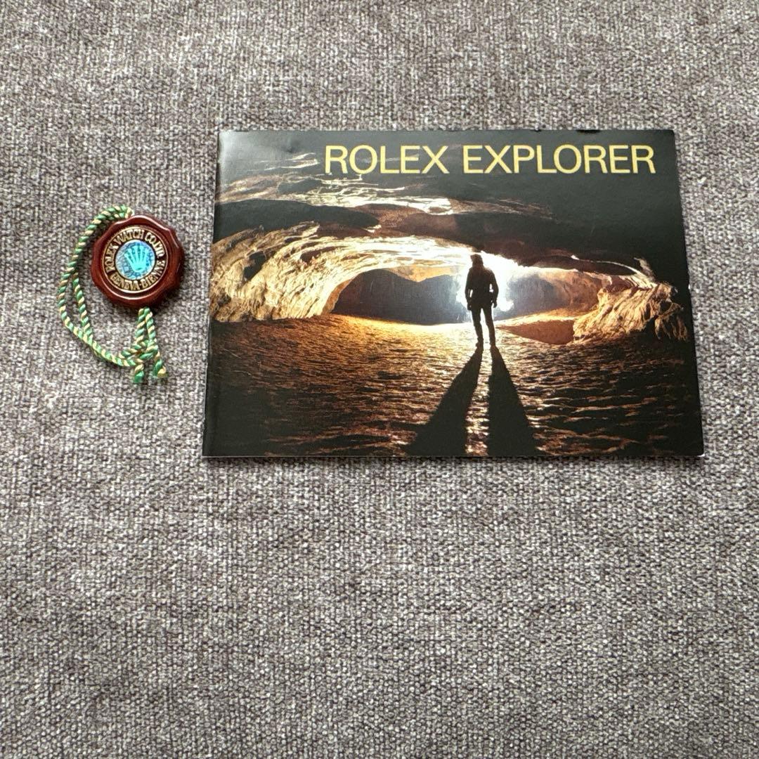 ROLEX EXPLORER 緑色レザー木製ケース