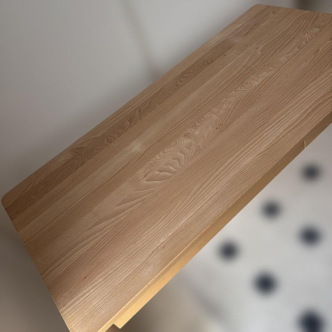 無印良品　ブナ材デスク 学習机 幅１２０ｃｍ