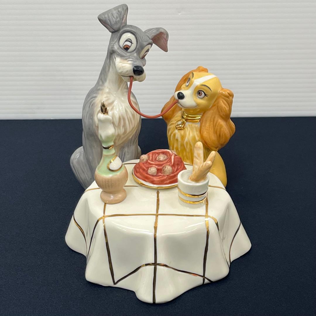 M*a様 【希少品】ディズニー わんわん物語 レディ＆トランプ Lenox 置物
