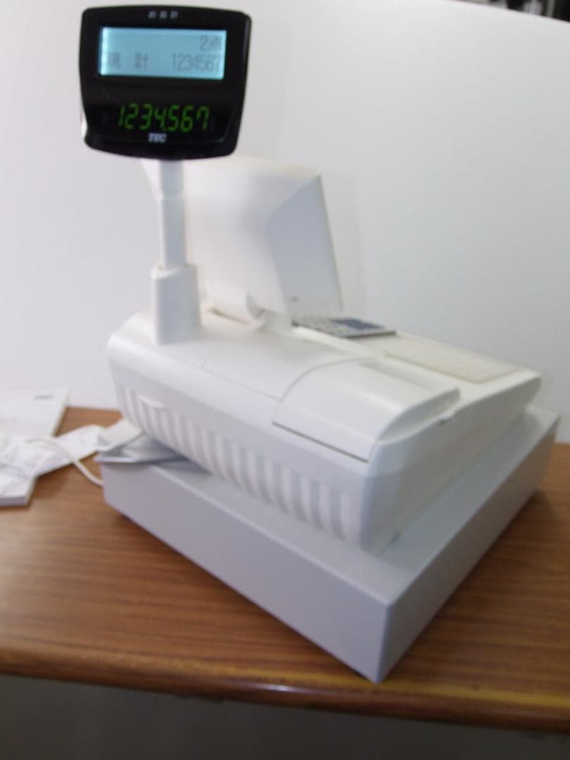 310設定無料東芝テックFS-2055-V2スキャナー付インボイスレジスター