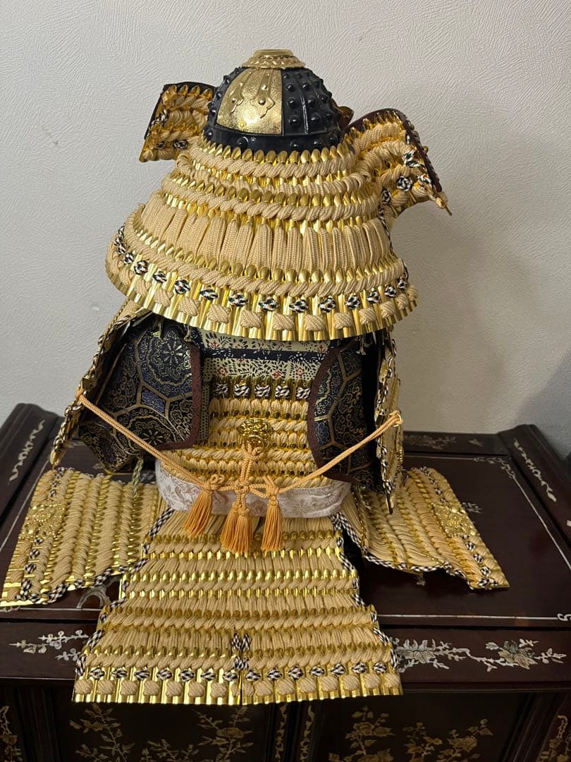 久月監製　津田蓬生作　3本の矢　五月人形　兜飾り　12号春　  子供の日　中古品