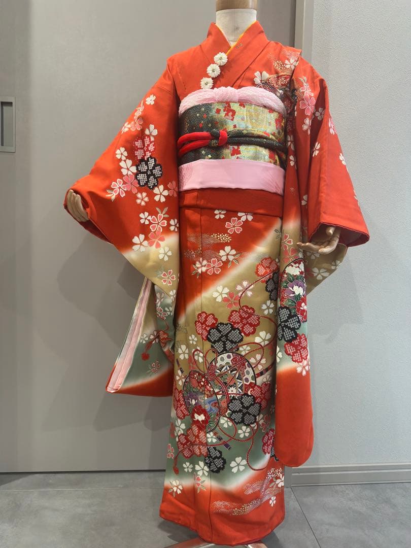 七五三　正絹　着物　フルセット