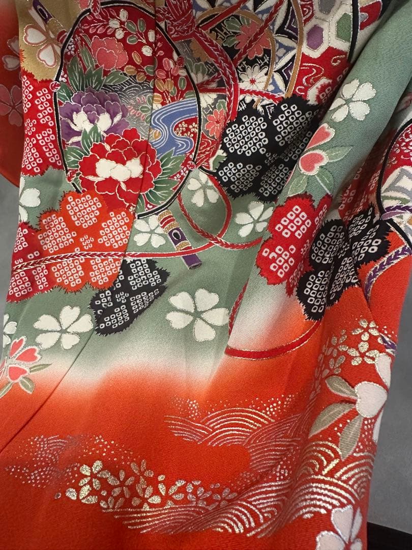 七五三　正絹　着物　フルセット