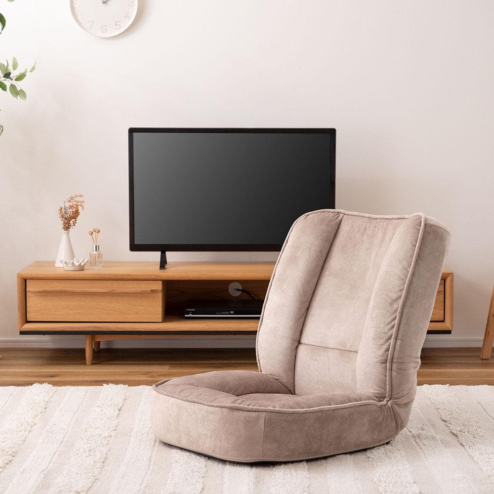 新品 送料込み フロアチェア 防水 リクライニング ソファ ベージュ