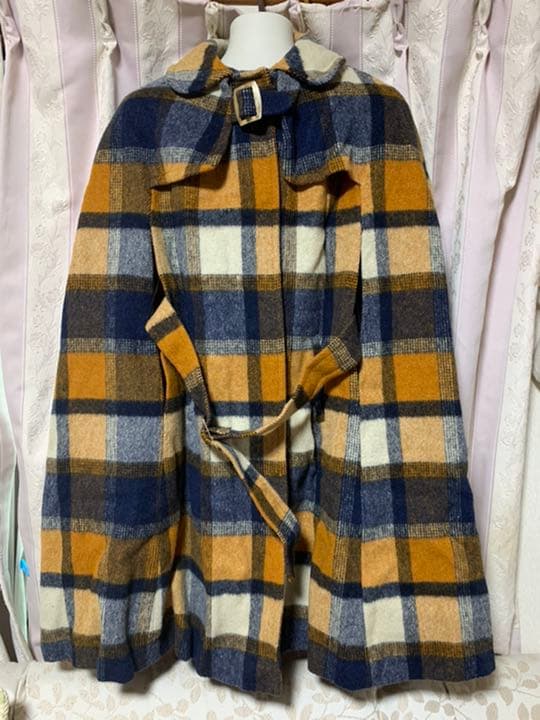 【TATSUYA】ILGWU タグあり　ウールマント