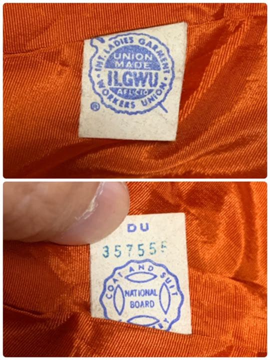 【TATSUYA】ILGWU タグあり　ウールマント