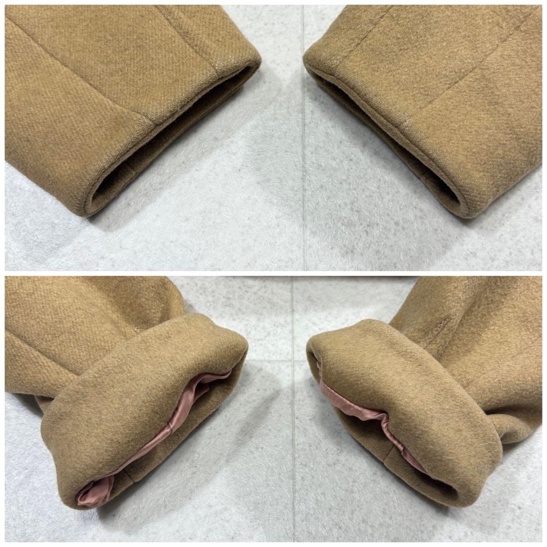 美品【ポールスミス】カシミヤ混 バイカラー チェスターコート ロング 裏地花柄