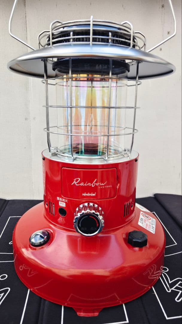使用頻度少ないです トヨトミ レインボーストーブ 赤 ランタン調