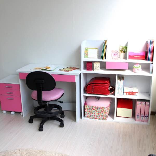 ●送料無料●多用途Studyデスク PK/BL