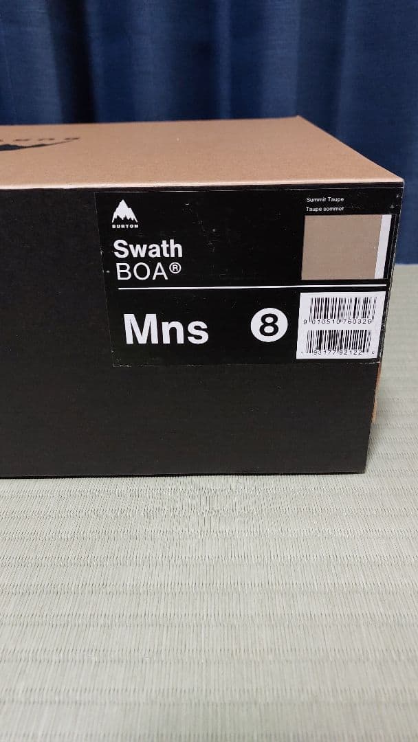 24-25 メンズBurton swathスワスBOA 26.0cm 保証書付き
