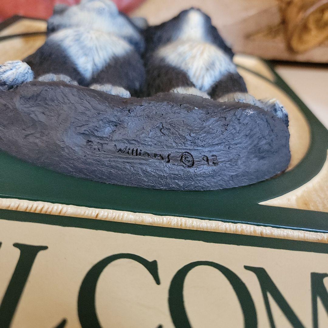 90's　猫の立体的レリーフ　壁掛けアート作品　米国　ビックスカイカーバーズ