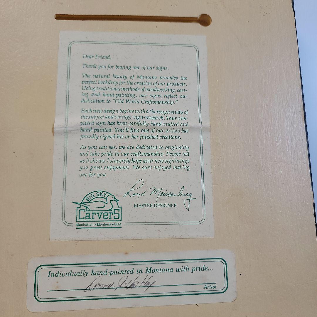 90's　猫の立体的レリーフ　壁掛けアート作品　米国　ビックスカイカーバーズ