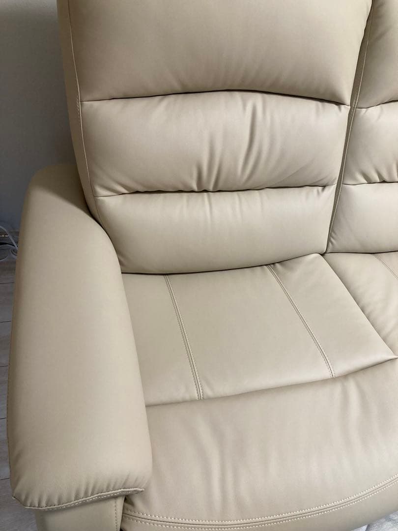 【美品】ニトリ 電動リクライニングソファ nビリーバ 2人掛け ベージュ