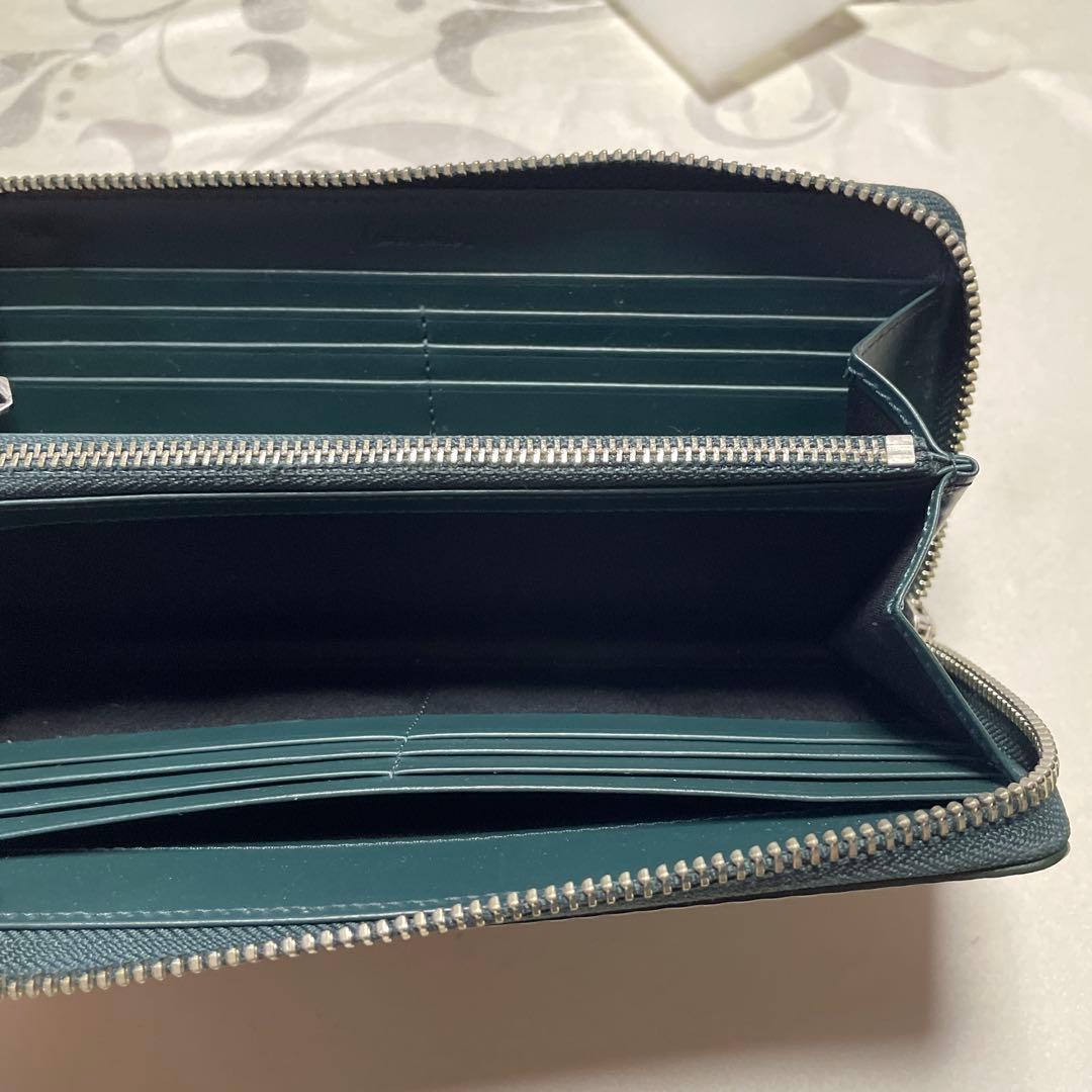 ☆ポールスミス☆マーケトリーミックス　ラウンドファスナー　長財布　グリーン
