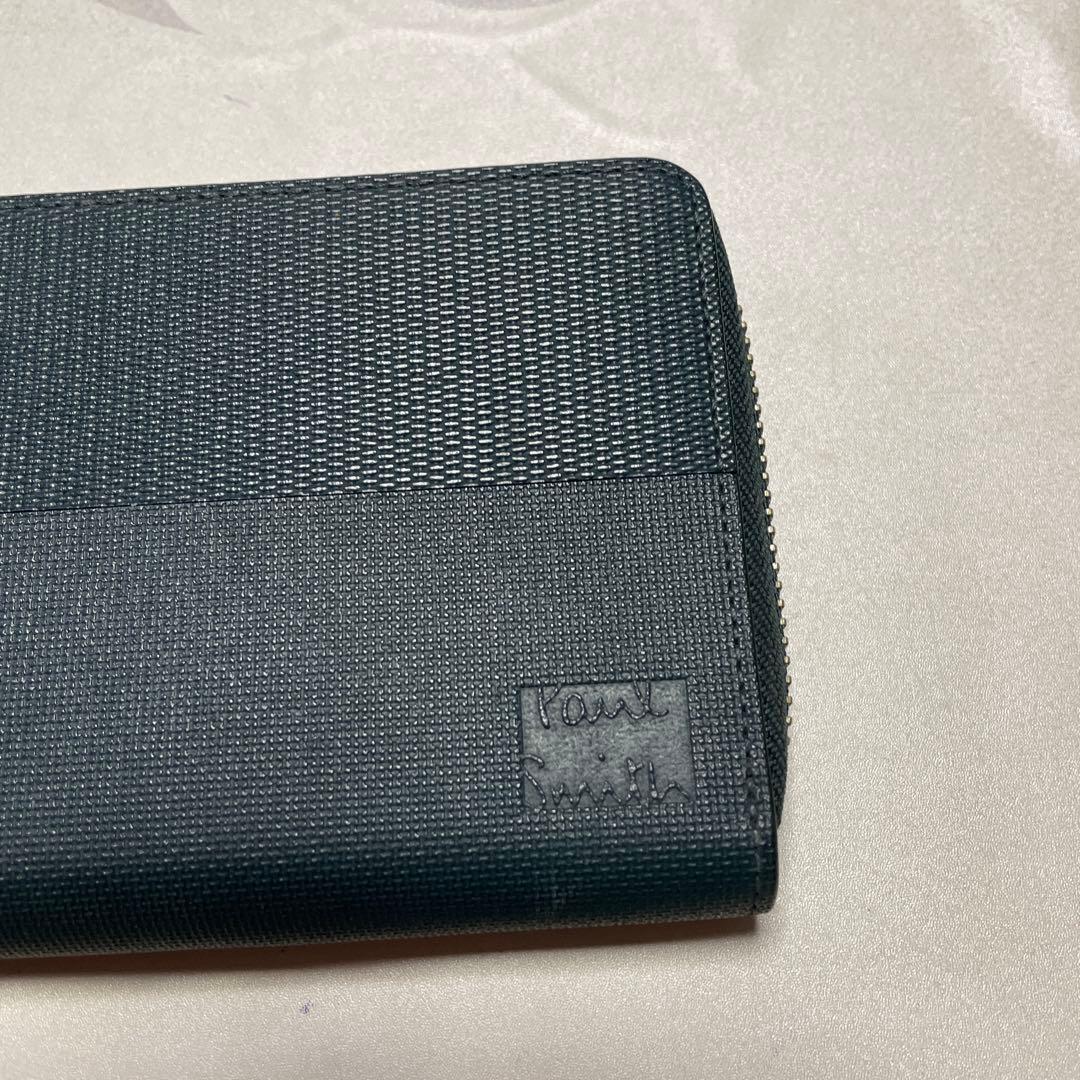 ☆ポールスミス☆マーケトリーミックス　ラウンドファスナー　長財布　グリーン