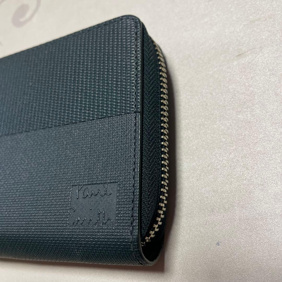 ☆ポールスミス☆マーケトリーミックス　ラウンドファスナー　長財布　グリーン