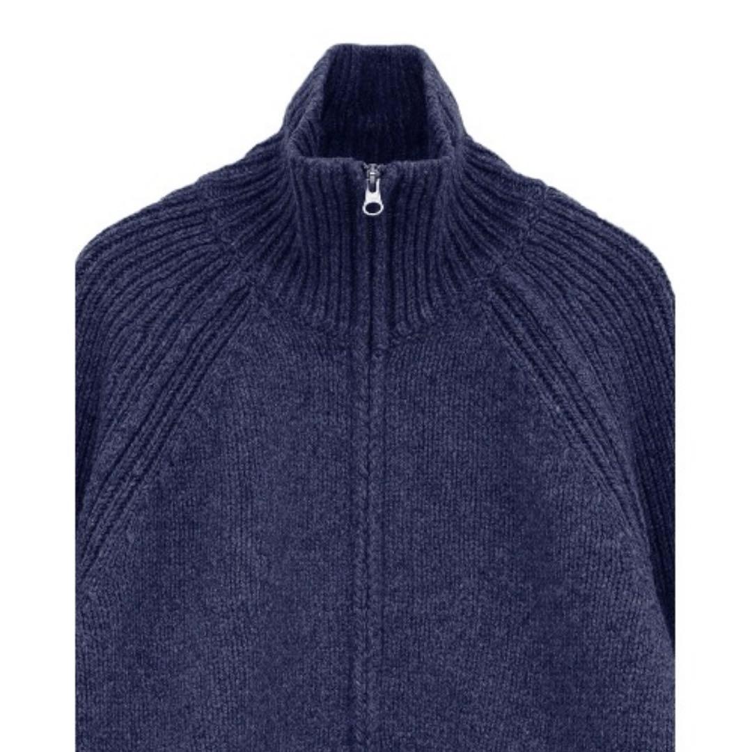 クラネCLANA POCKET ZIP KNIT TOPS