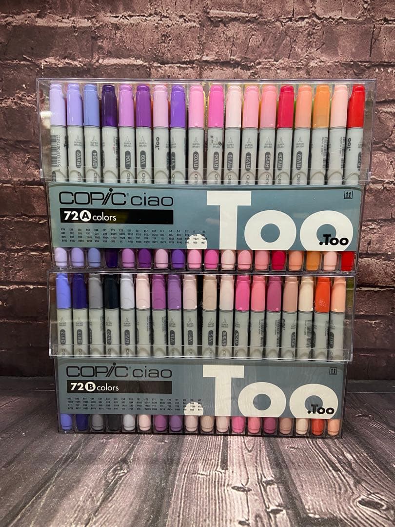 ⚫︎ COPIC ciao コピックチャオ　72カラー　ABセット　144カラー