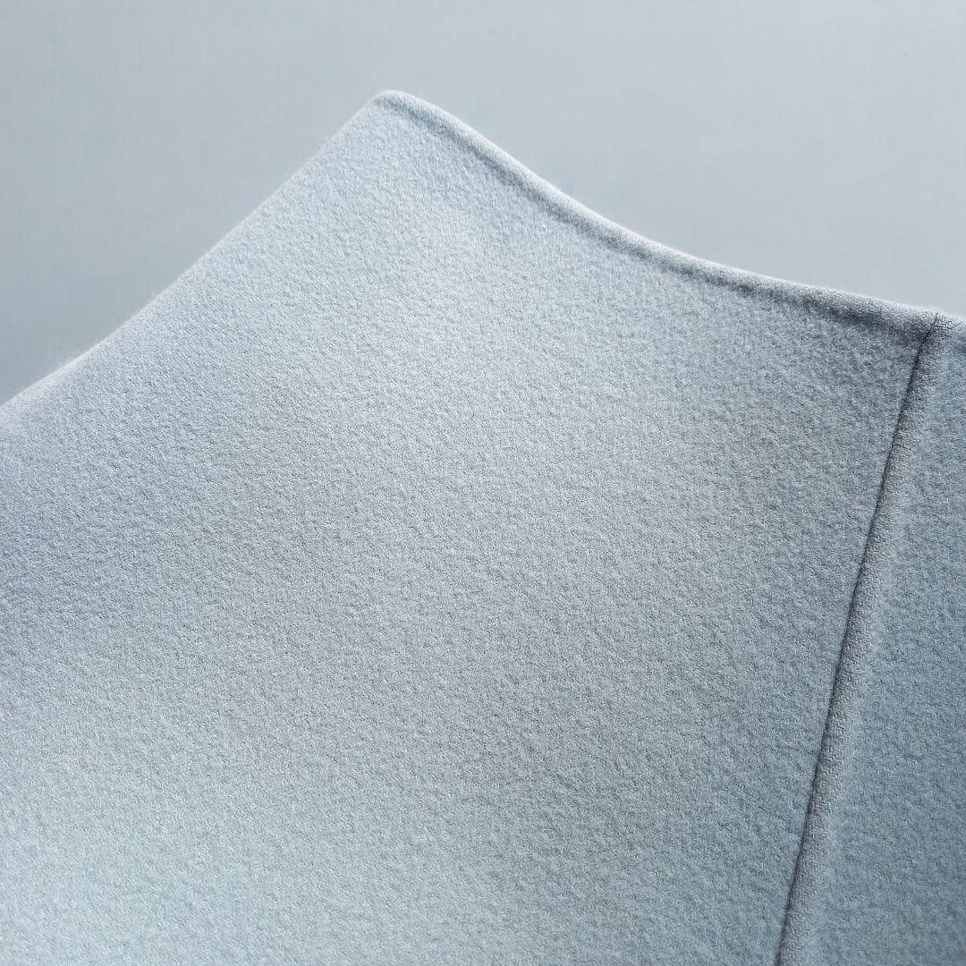 マディソンブルー　ウールリバーフレアスカート　サックス　くすみカラー　01S