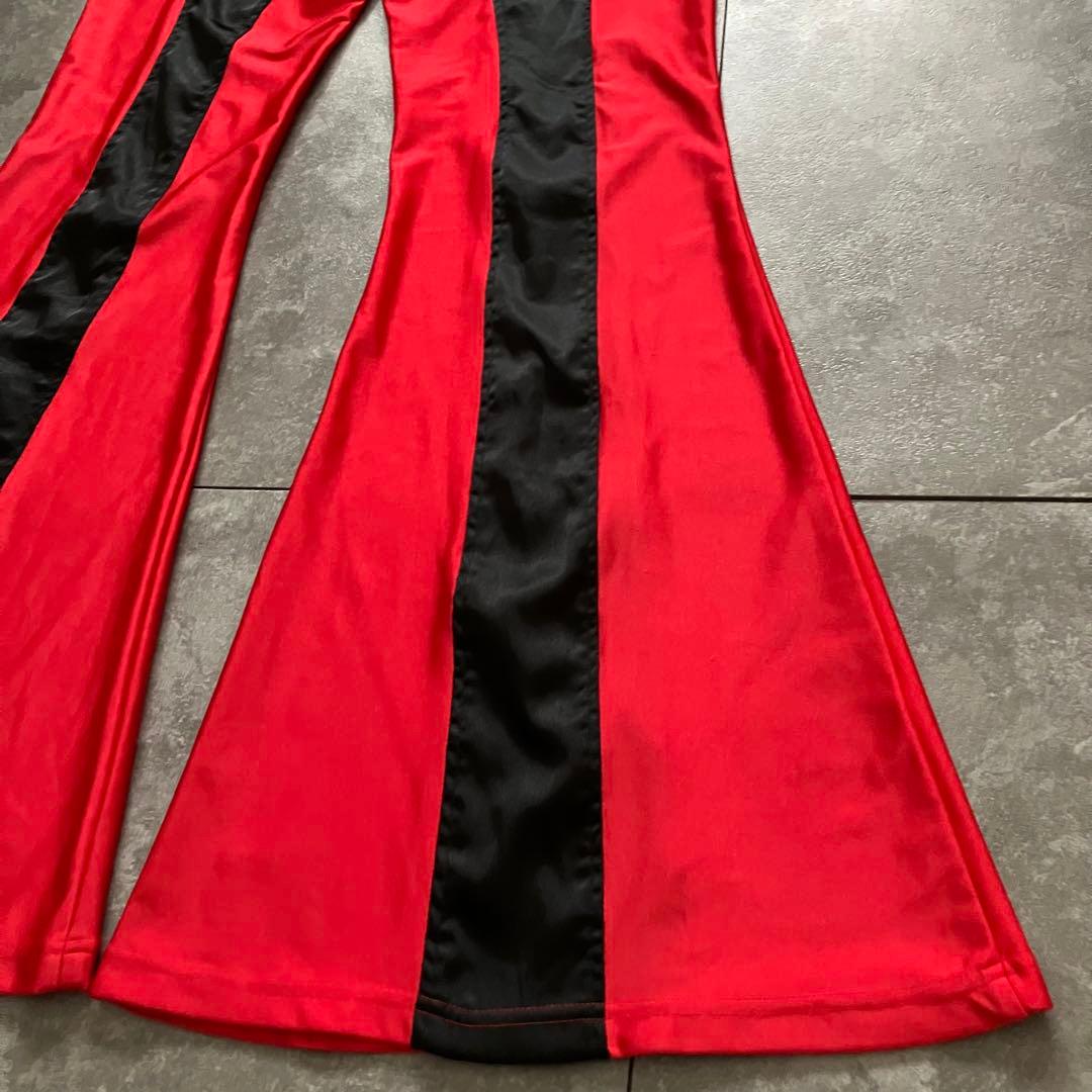 FOTUS cyber flared pants Y2K 90s 00s 光沢