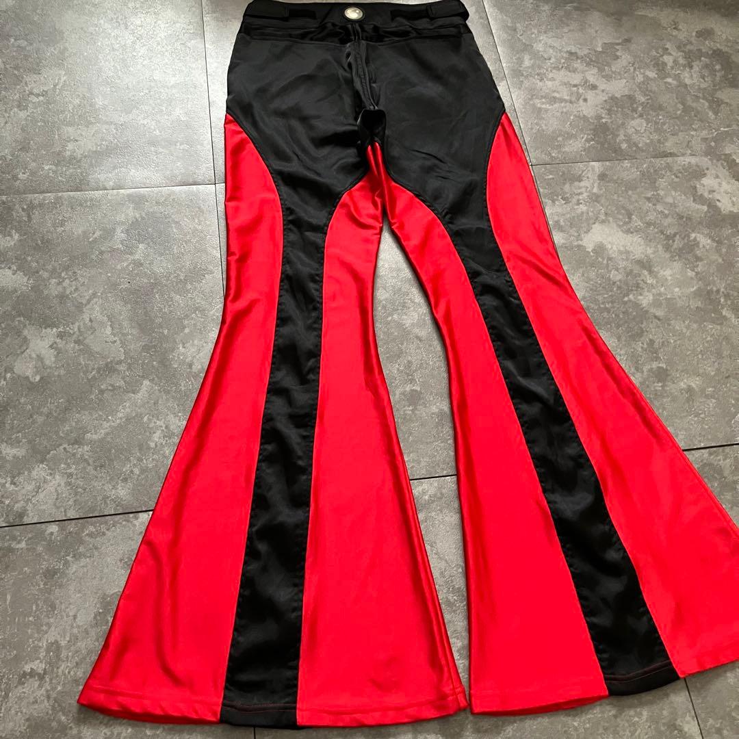 FOTUS cyber flared pants Y2K 90s 00s 光沢