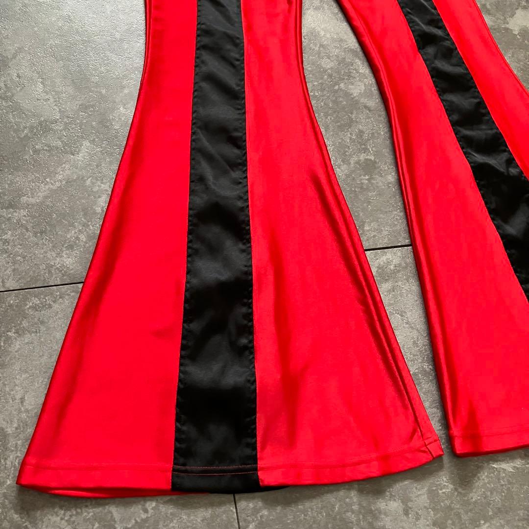 FOTUS cyber flared pants Y2K 90s 00s 光沢