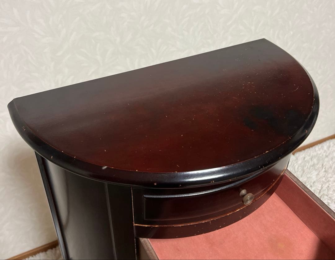 きつねうどん様アンティークヨーロピアン猫脚コンソールチェストアクセサリーボックス