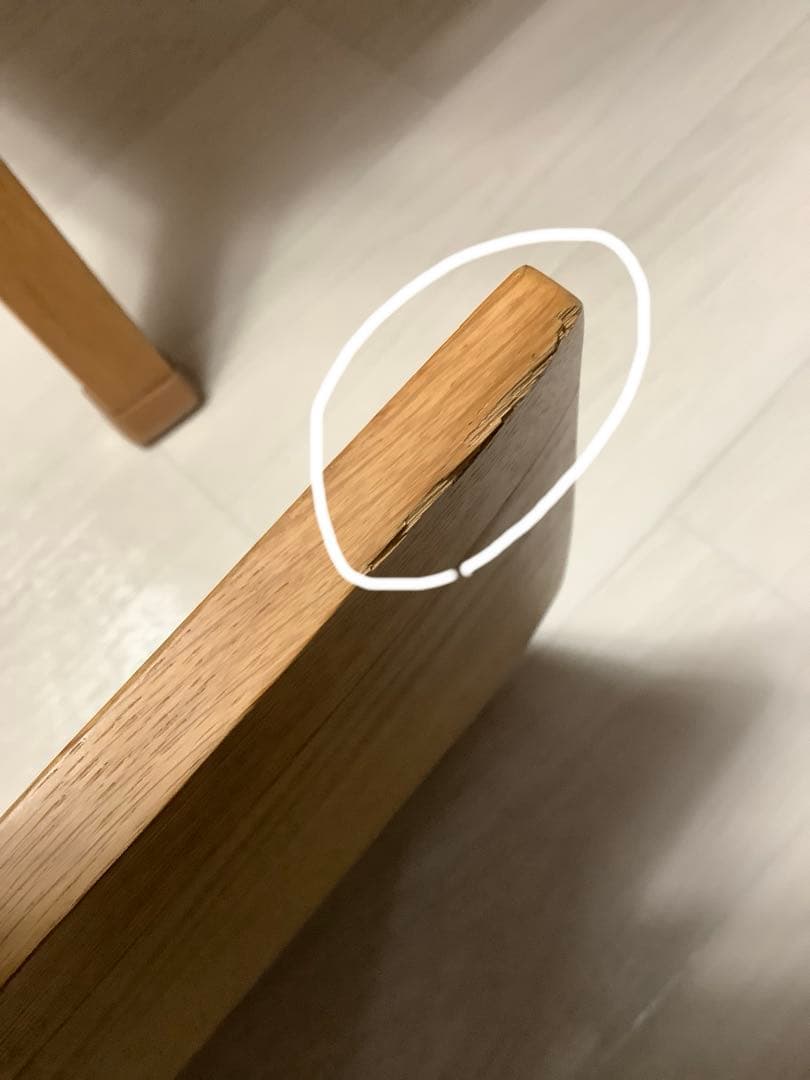 ③カリモク　椅子　幅465×奥行550×高さ875mm×座面の高さ410mm