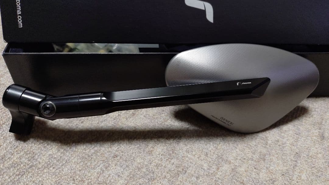 リゾマミラー RIZOMA左右ミラーセット(Genesi ダークグレー)