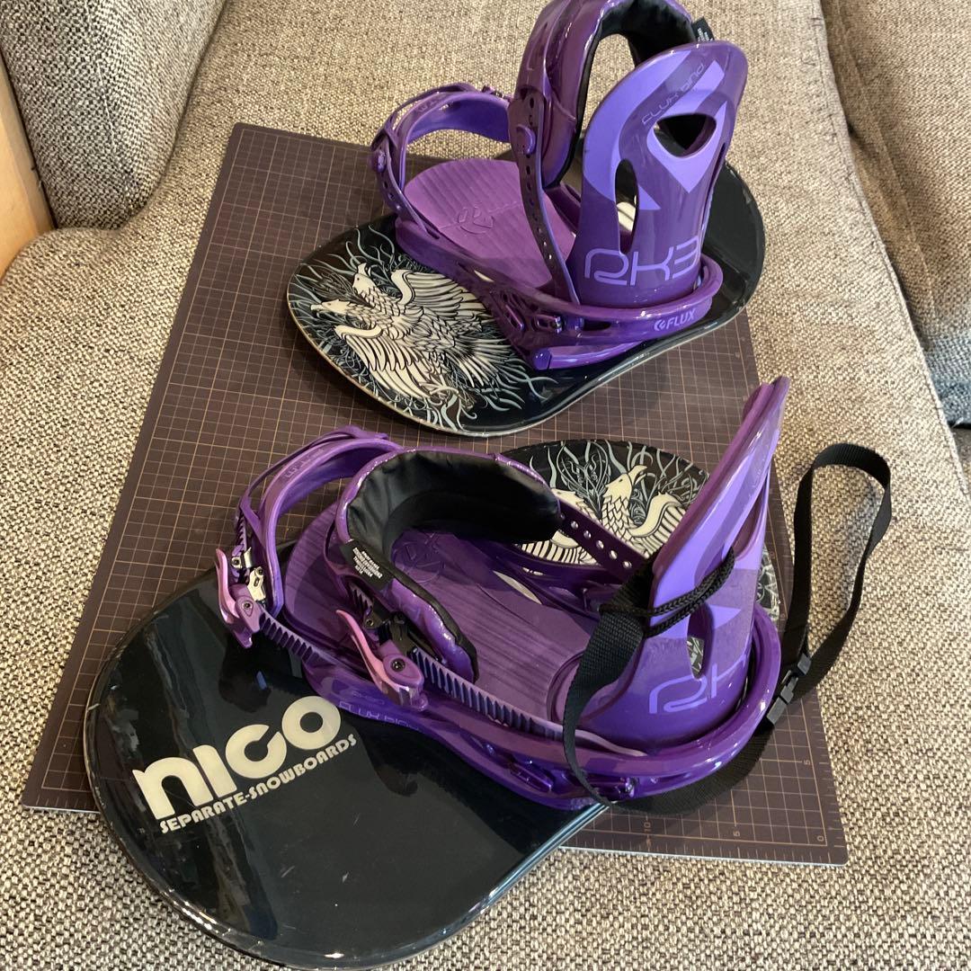 T*a様 FLUX ビンディング ×　nico セパレート スノーボード　USE