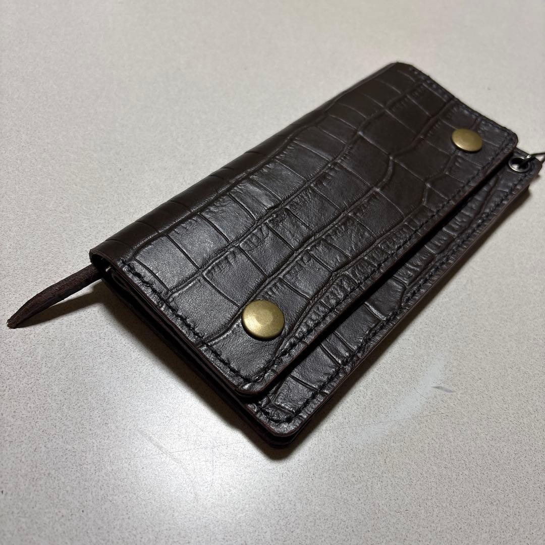 値下げしました❗️ 姫路レザートラッカーウォレット