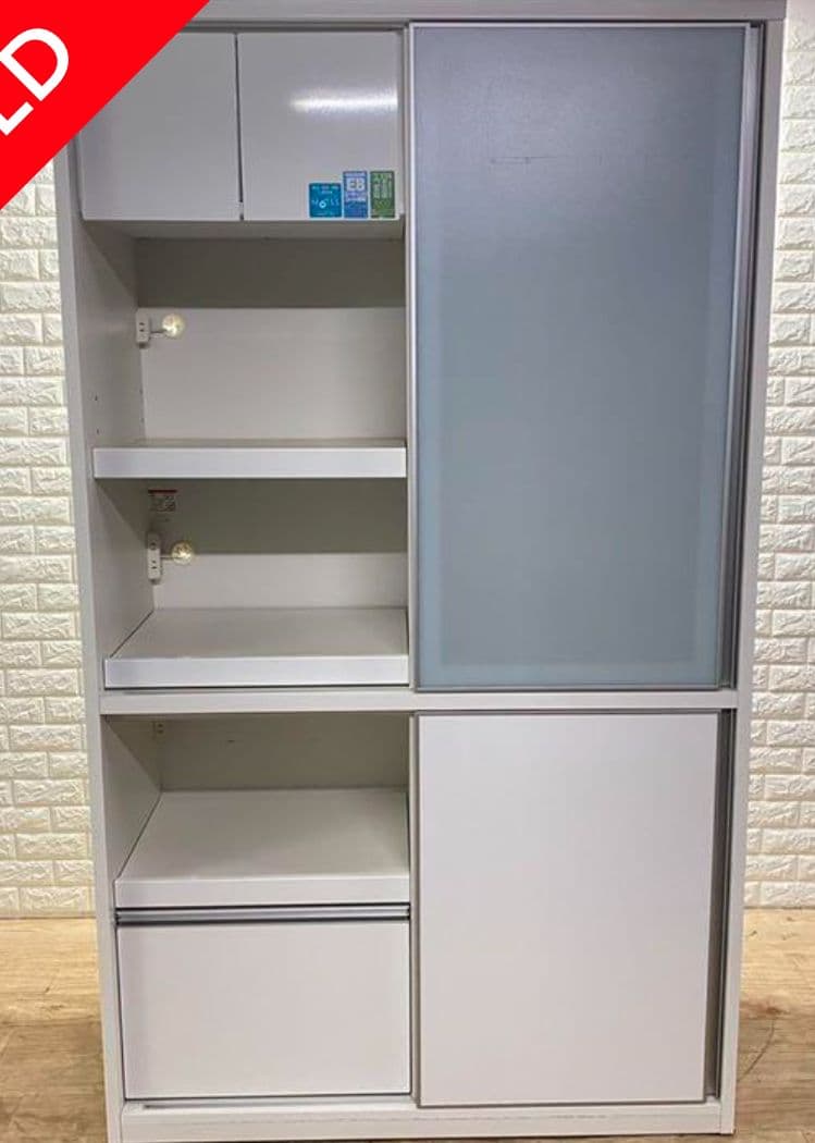 松田家具 キッチン キッチンボード 食器棚 ダイニングボード エコール 1200