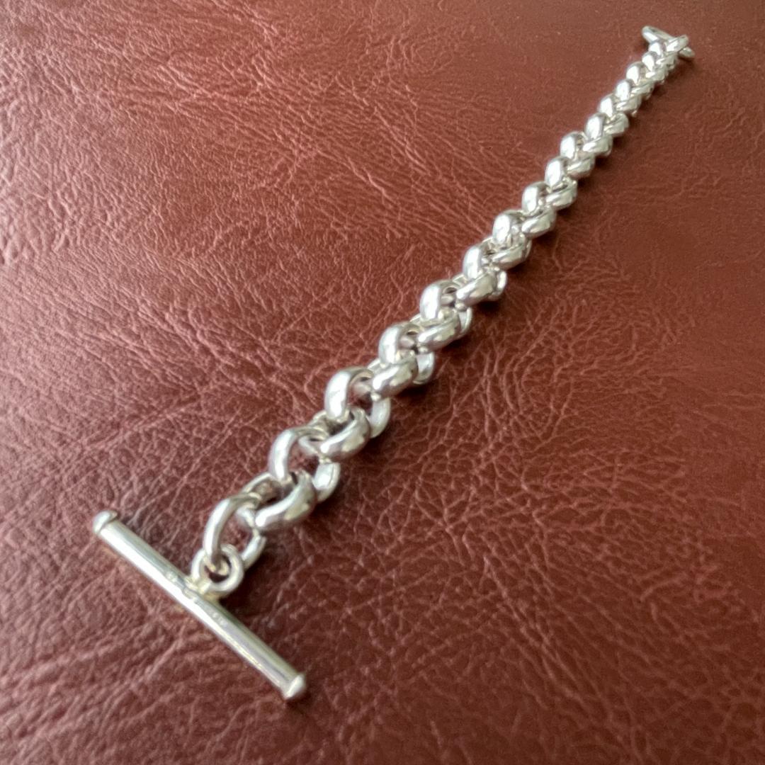 ヴィンテージ ブレスレット メンズ メキシコ製 シルバー925 ロロチェーン