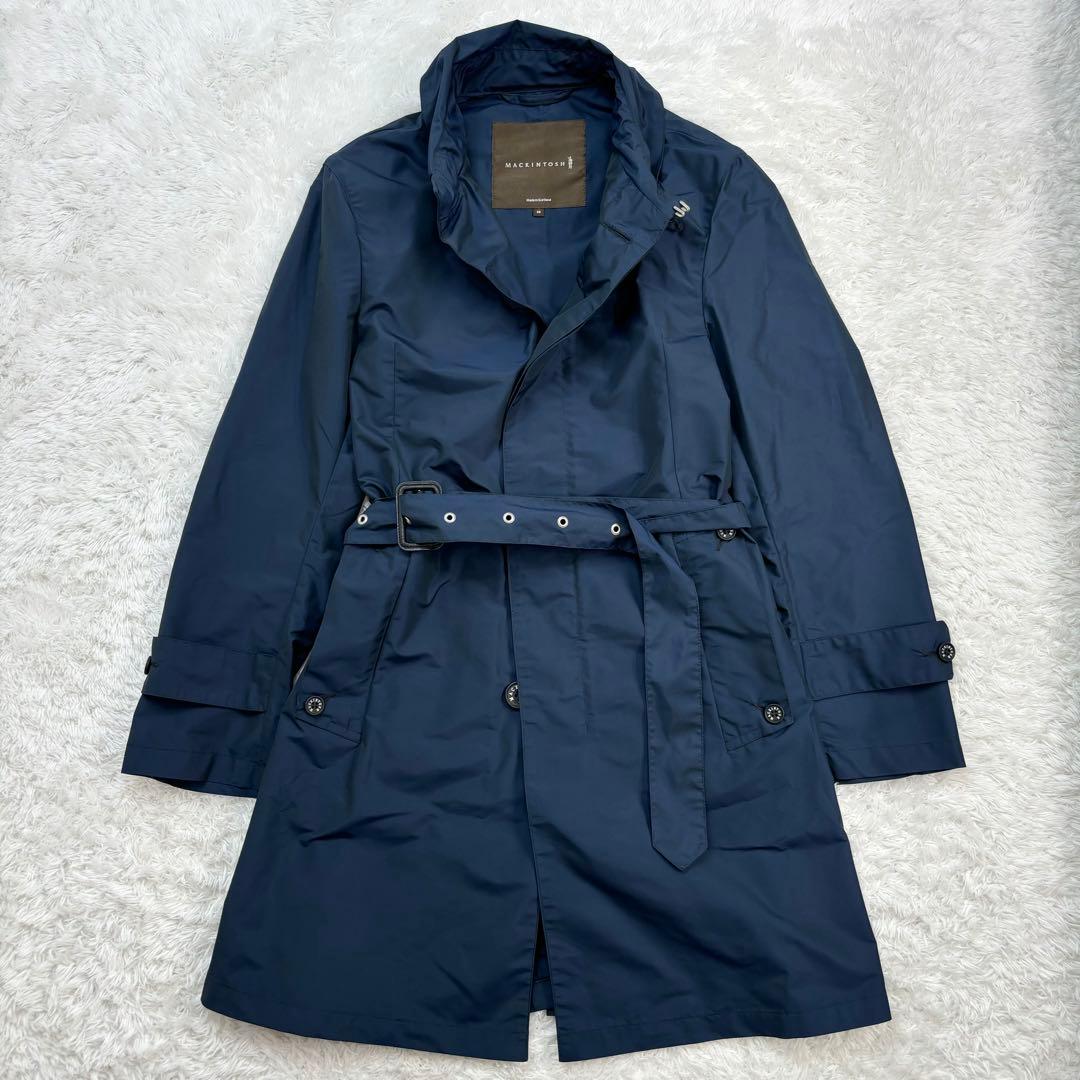 未使用に近い✨MACKINTOSH マッキントッシュ コート ネイビー 36