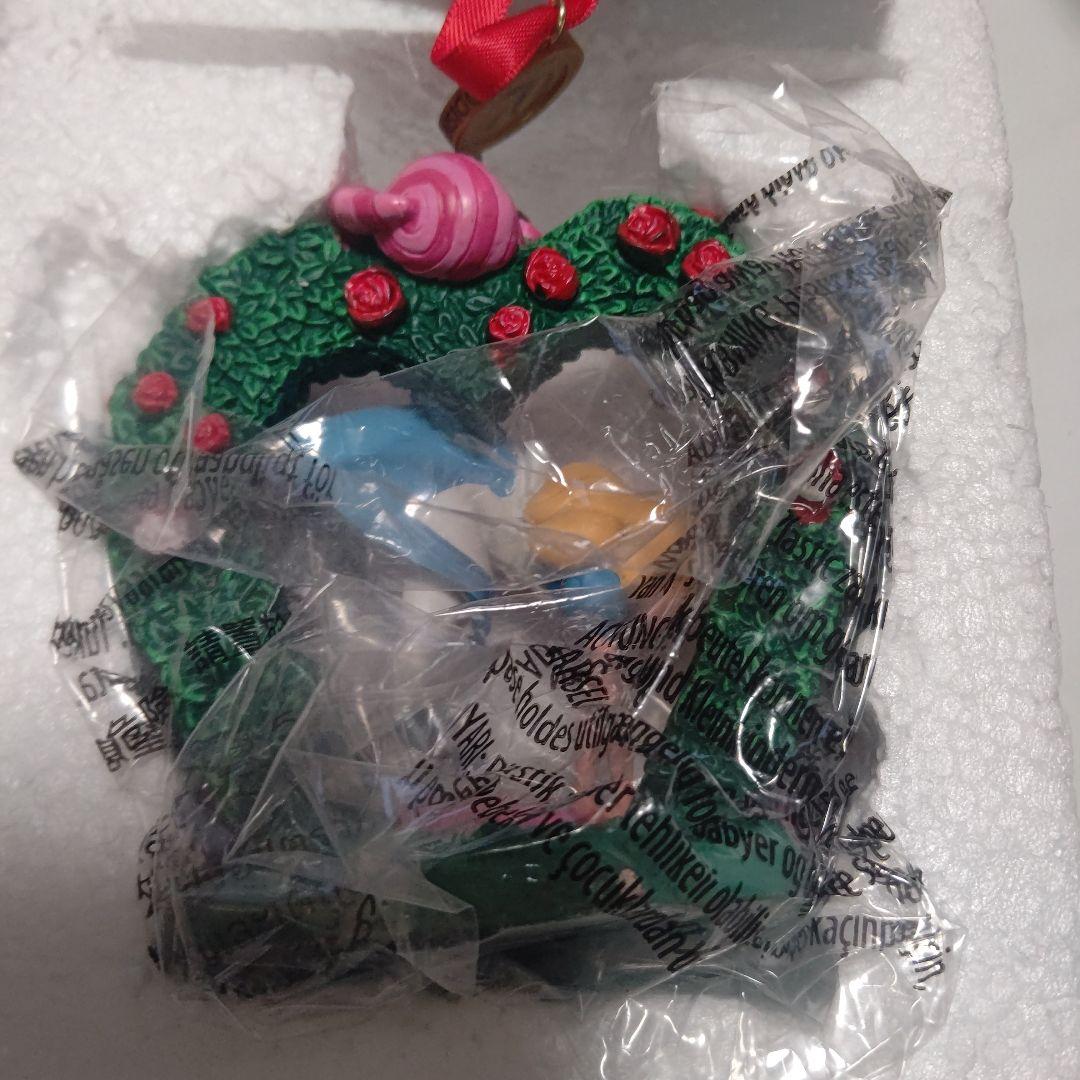 ❦不思議の国のアリス 白うさぎ時計 /オーナメント ２点セット