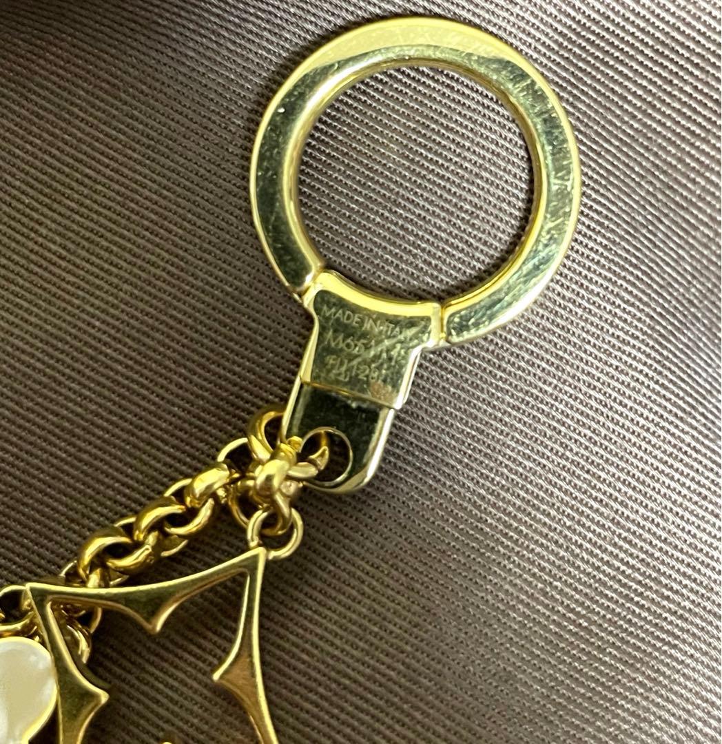 【みっちゃん】ルイヴィトン フルール ドゥ モノグラム LV キーホルダー