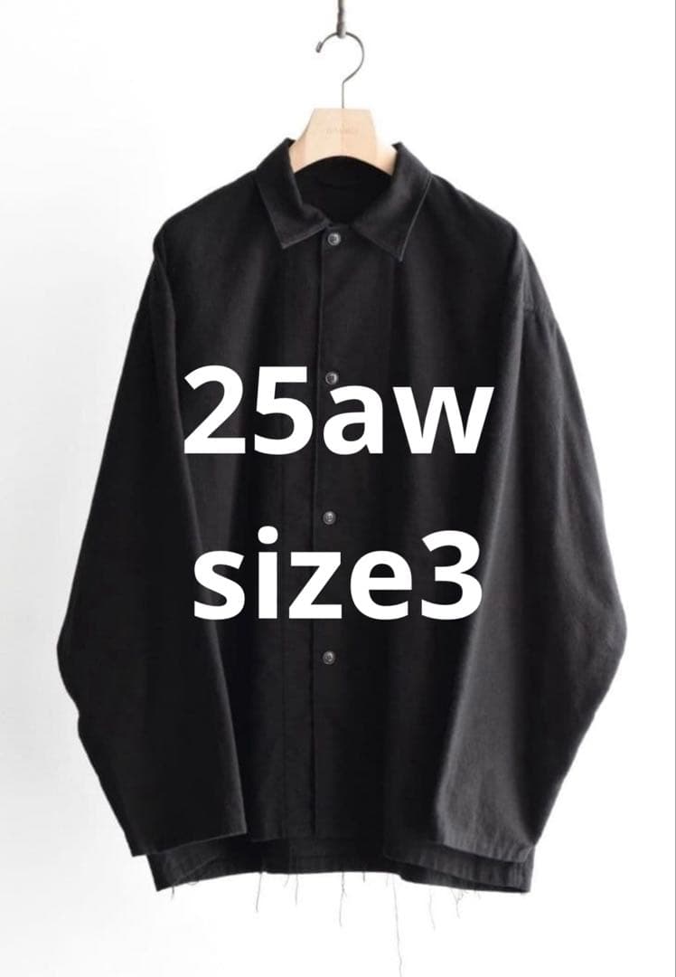 comoli コットンネルシャツジャケットsize3